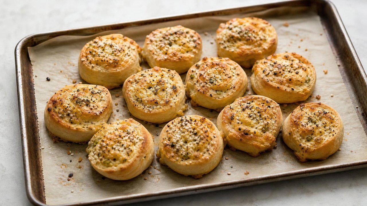 Creamy Pickle Pizza Logs