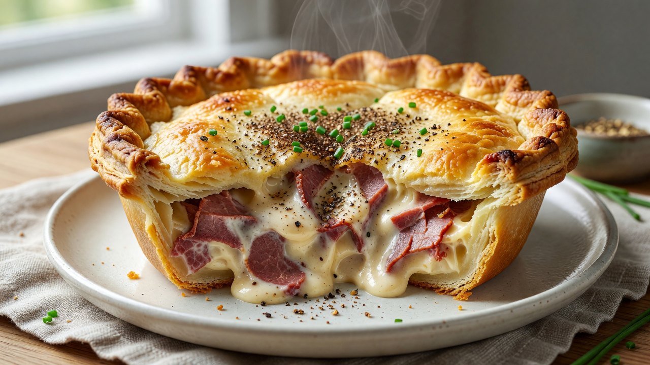 Delaware Creamed Chipped Beef Pie