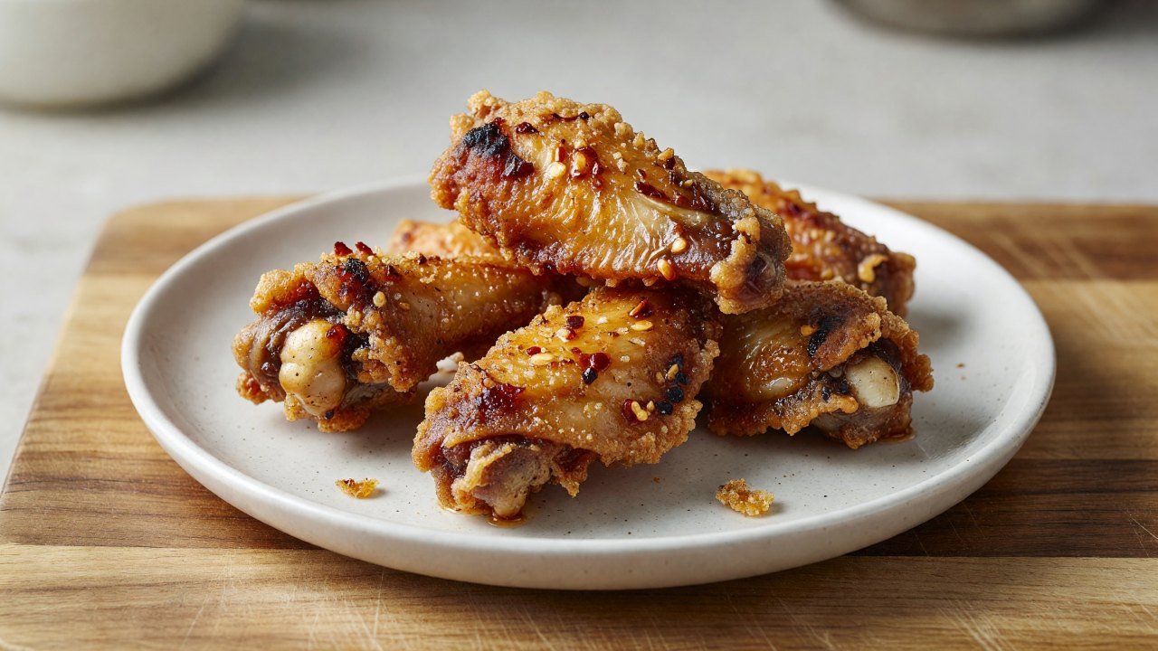 Double-Fried Hot Honey Wings