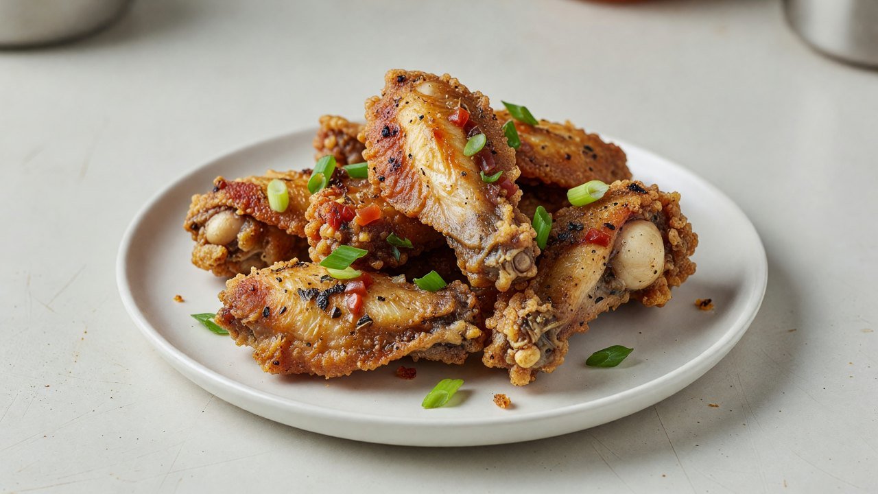 Double-Fried Jamaican Jerk Wings