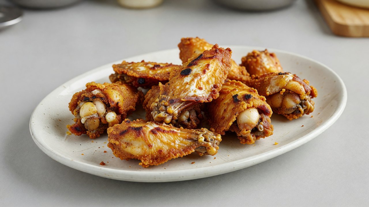 Double-Fried Tandoori Wings