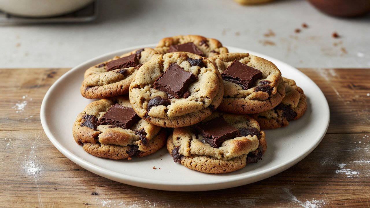 Espresso Dark Chocolate Stuffed Cookies