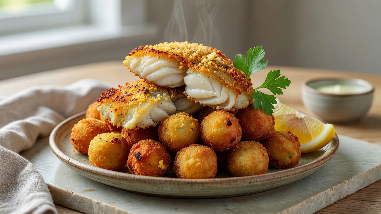 Classic Fried Catfish with Hushpuppies