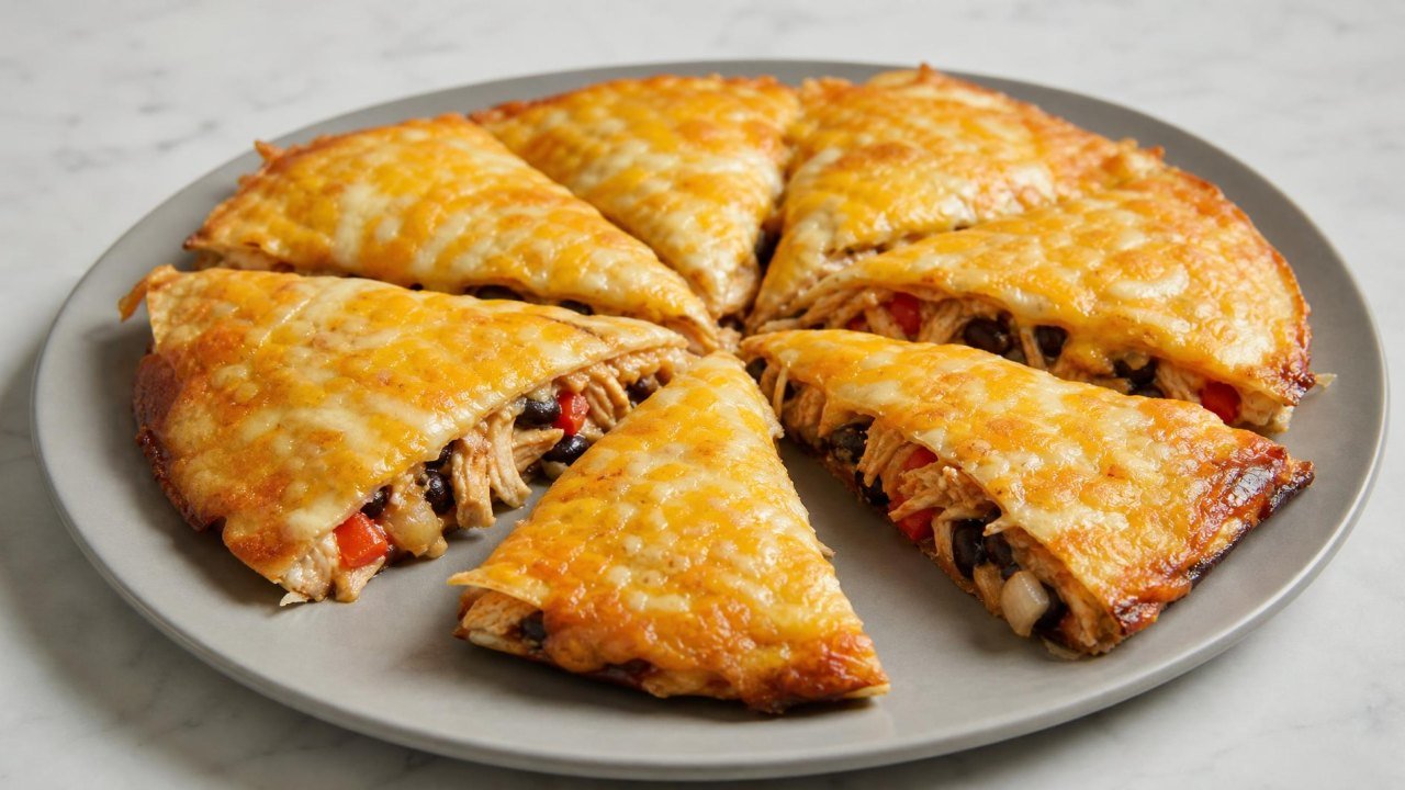 Fried Cheese Blanket Quesadilla