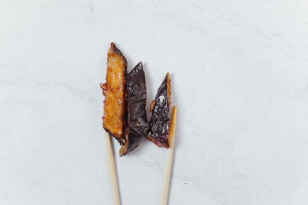 Fried Eggplant Pizza Slices