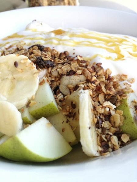 Frozen Honey Nut Yogurt Bark
