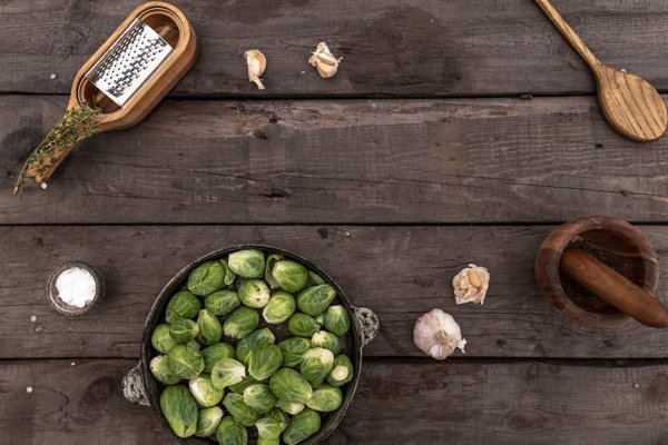 Garlic Parmesan Brussels Sprouts