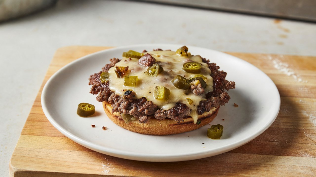 Green Chile Smash Burgers