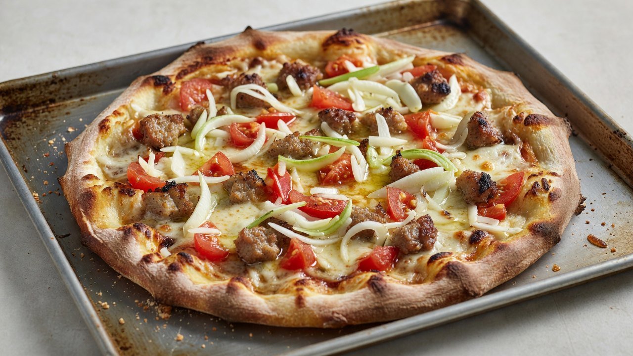Grilled Sausage And Fennel Pizza