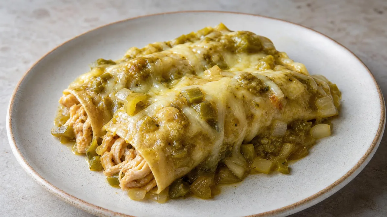 Hatch Green Chile Enchiladas