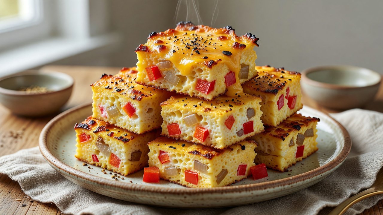 Ice Cube Tray Omelet Bites