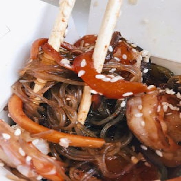 Japchae (Glass Noodle Stir Fry)