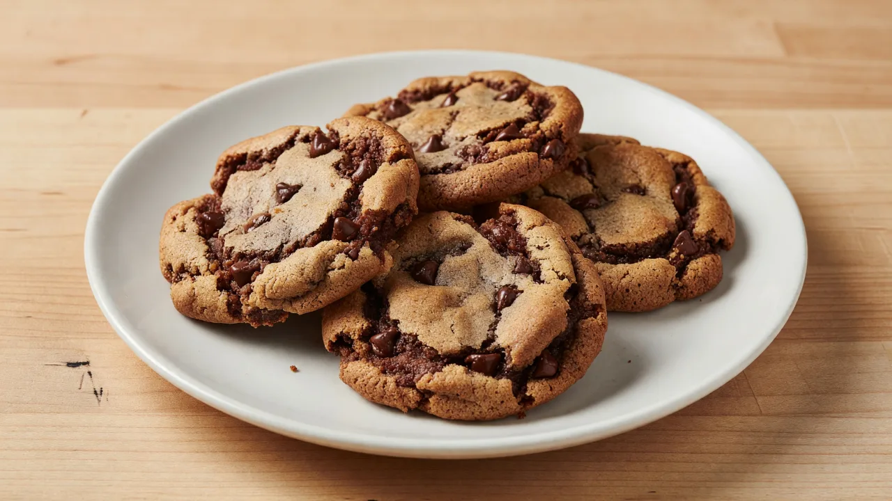Classic Malted Brownie Cookies