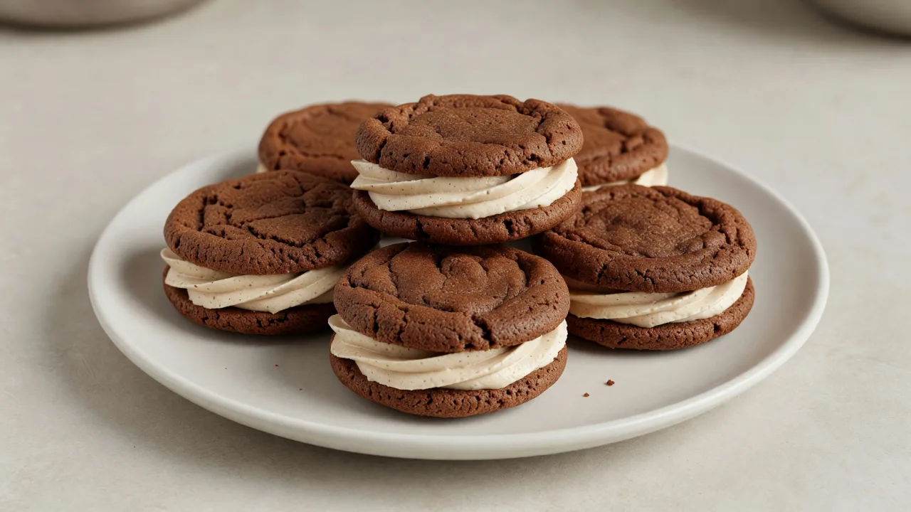Classic Malted Milk Chocolate Sandwich Cookies