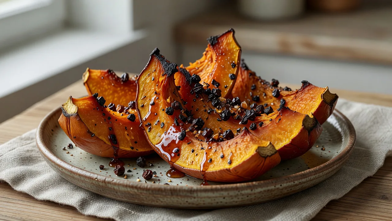 Maple Juniper Roasted Kabocha Squash with Brown Butter Sage