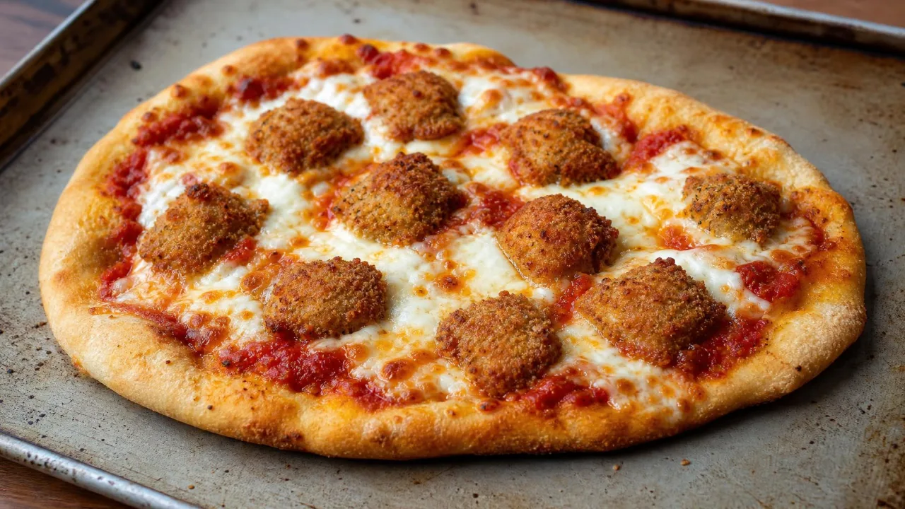 Missouri Toasted Ravioli Pizza (Home Style)