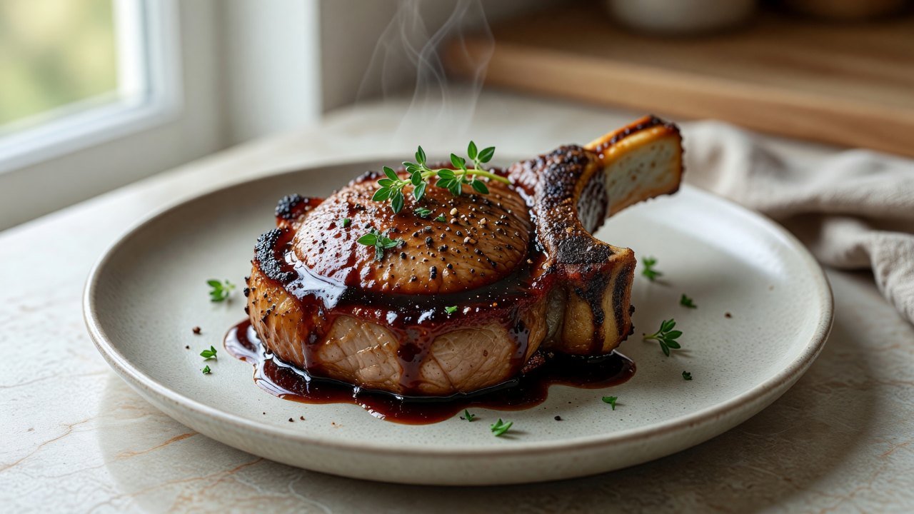 Molasses Molasses Pork Chops