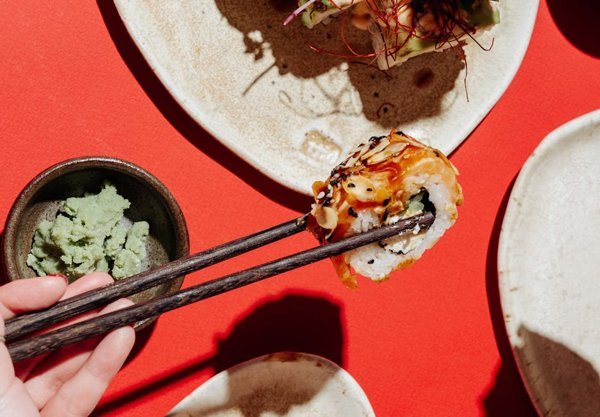 Nashville Hot Chicken Sushi Roll