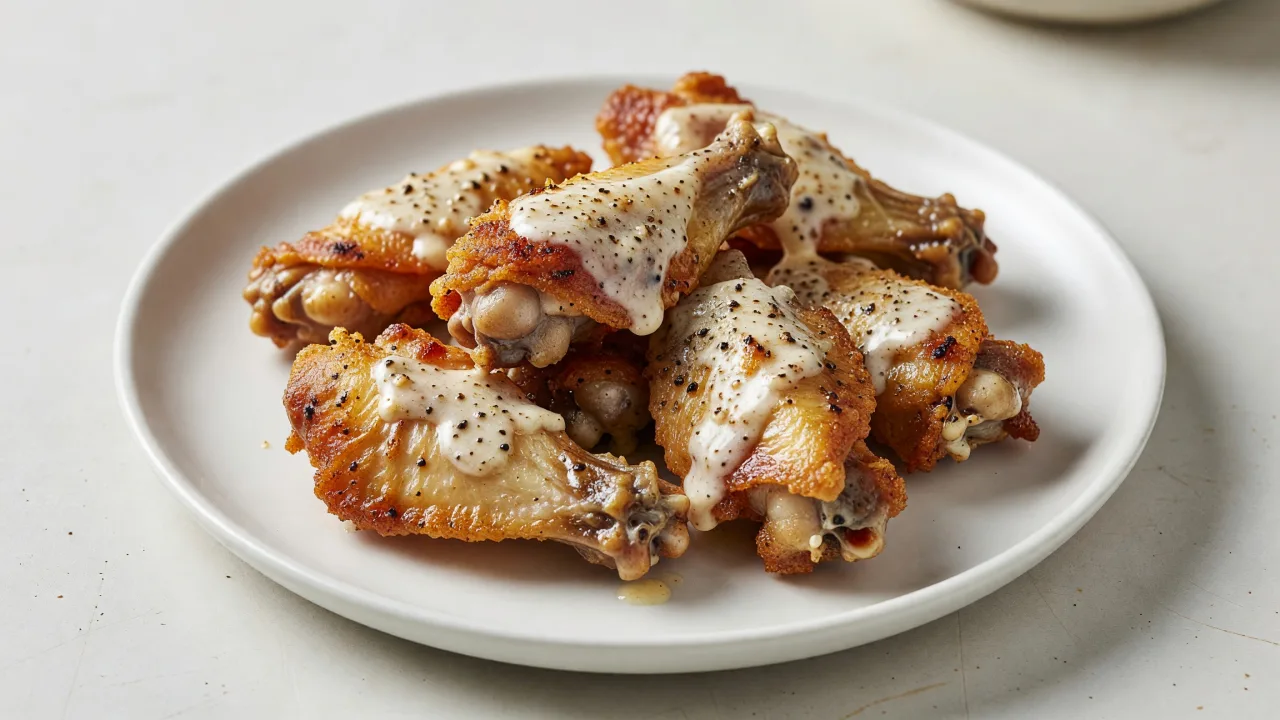 Classic Oven-Crisped Alabama White Wings