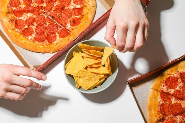 Parmesan-Crusted Pepperoni Chips