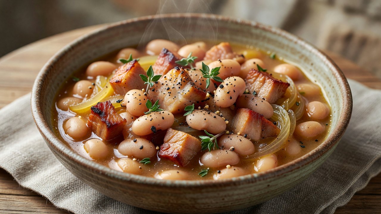 Salt Pork and Beans