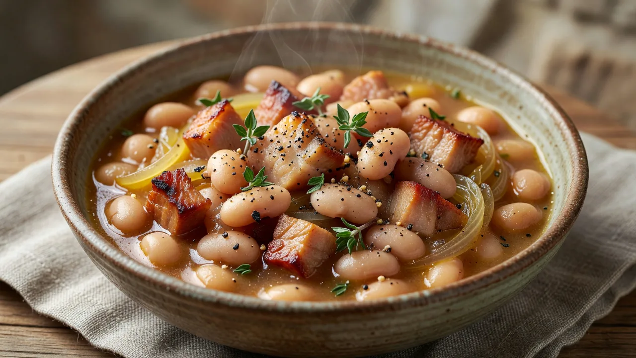 Classic Salt Pork and Beans