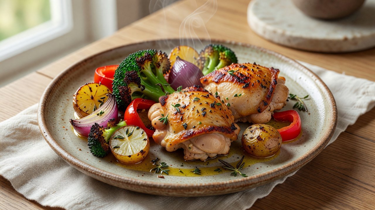 Sheet Pan Chicken and Veggies Recipe