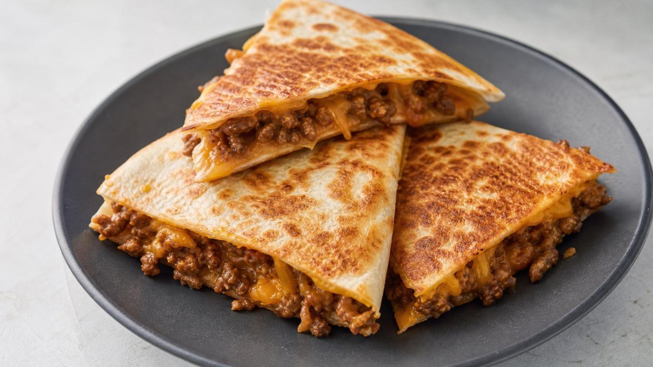Sloppy Joe Quesadilla Melts