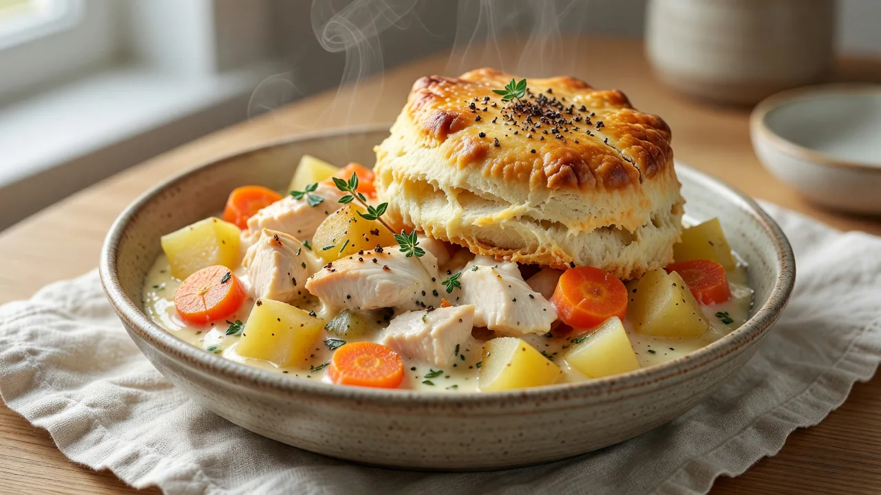 Slow Cooker Chicken Pot Pie