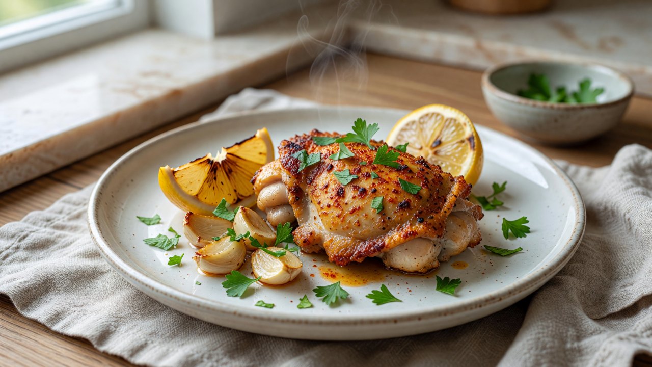 smoked paprika chicken thighs preview