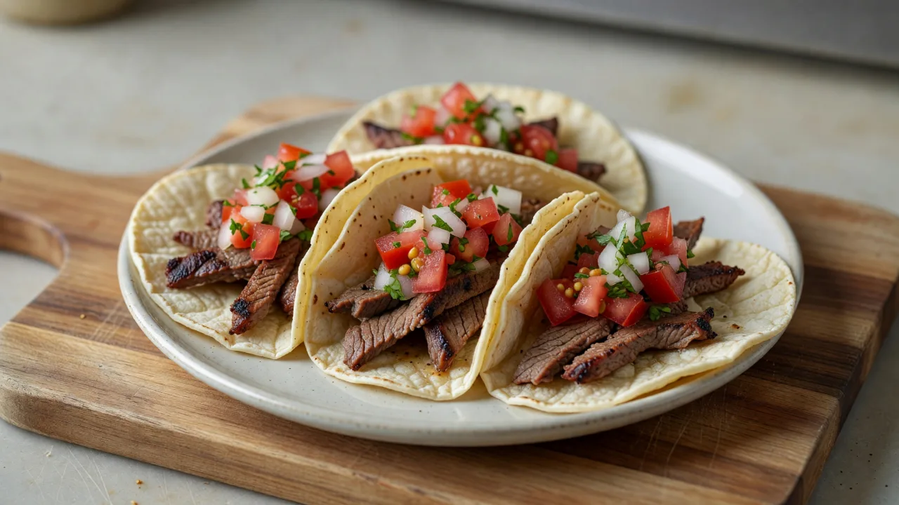 Standard Sonoran Carne Asada Tacos