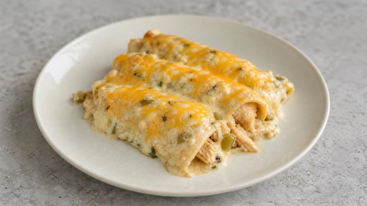 Sour Cream Chicken Enchiladas