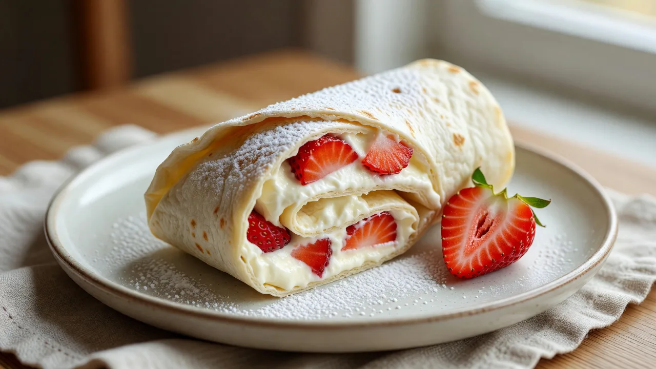Strawberry Shortcake Wraps