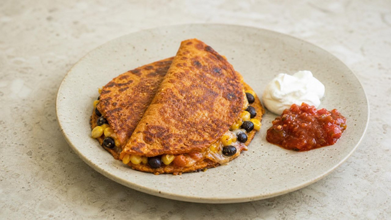 Sweet Potato Pancake Quesadillas