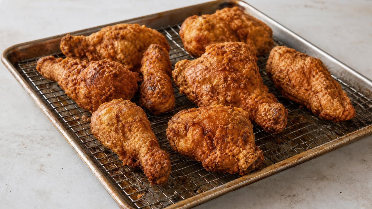 Sweet Tea Brined Fried Chicken