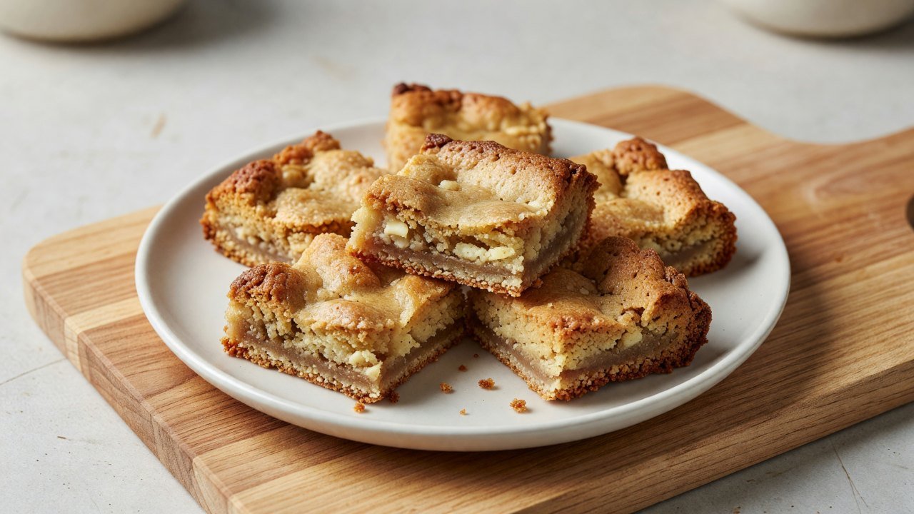 Tahini Sesame Cookie Bars