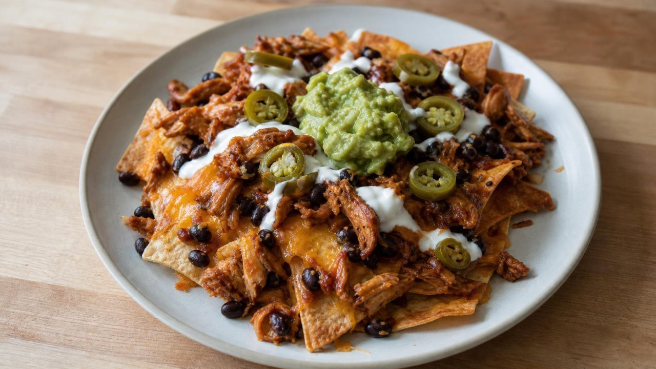 Tandoori BBQ Chicken Nachos