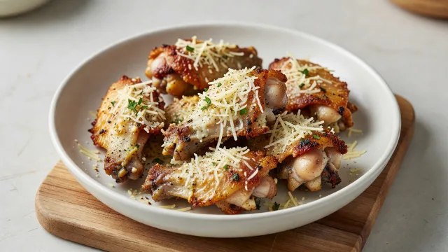Air-Fryer Garlic Parmesan Wings