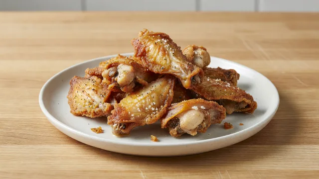 Air-Fryer Salt and Vinegar Wings