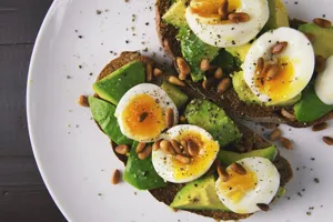 Avocado Toast Deviled Eggs recipe