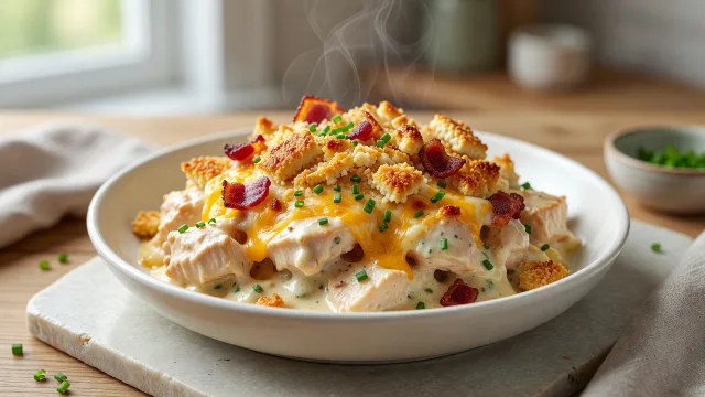 Bacon Ranch Chicken Casserole