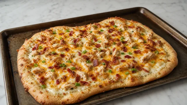 Bacon Ranch Chicken Pizza