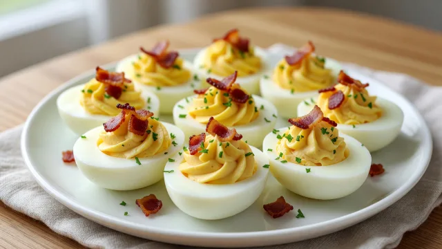 Bacon Ranch Deviled Eggs Recipe