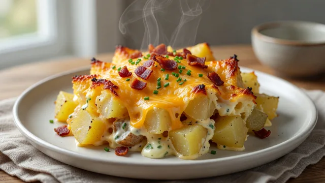 Bacon Ranch Potato Casserole