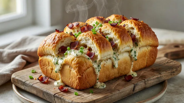 Bacon Ranch Pull Apart Bread