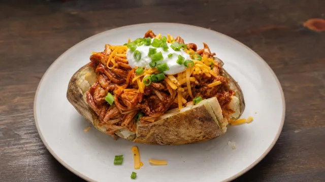 BBQ Chicken Baked Potatoes
