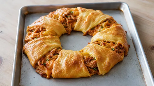 BBQ Chicken Crescent Ring