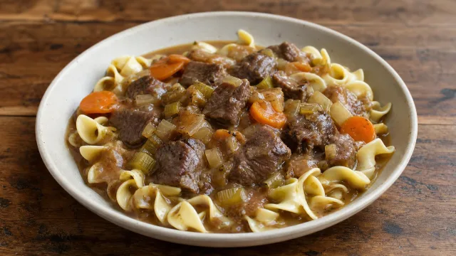 Beef and Noodles