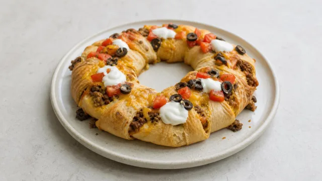 Beef Taco Crescent Ring
