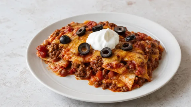 Beefy Taco Casserole